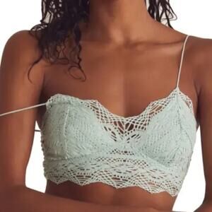 Free People Mariana Bralette Clear Sky Blue - XS